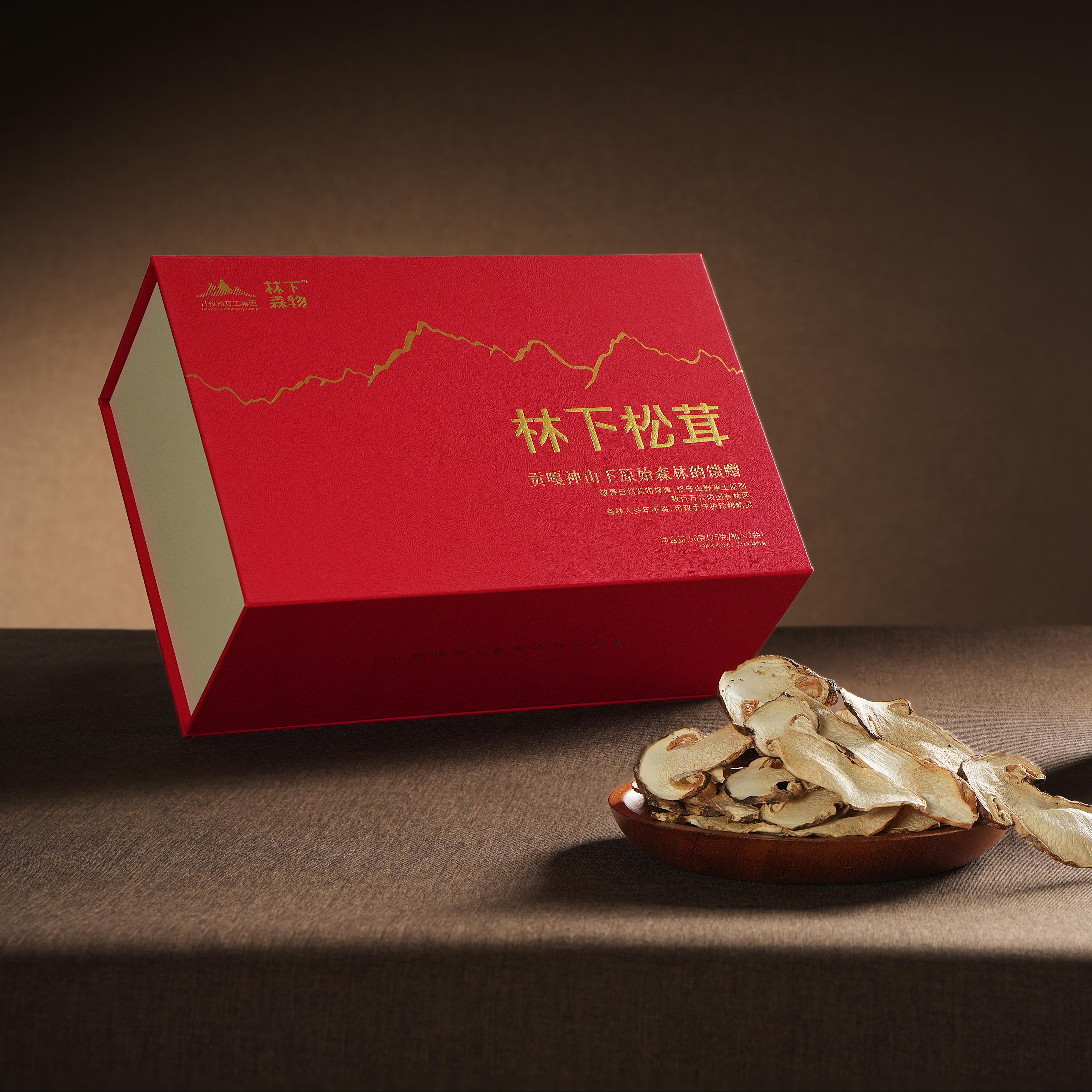 林下森物 林下松茸松茸干品（ 一级）50g/盒富含多糖与氨基酸 天然鲜香 煲汤调味营养又美味