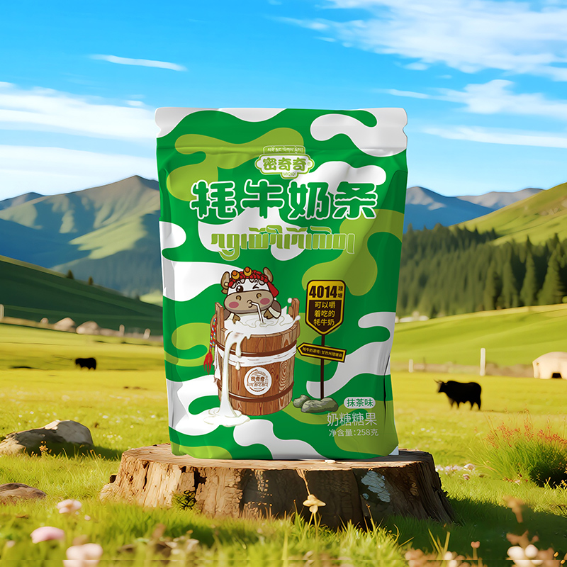 密奇奇牦牛奶条258g/袋多口味川西理塘特产可以嚼着吃的牦牛奶
