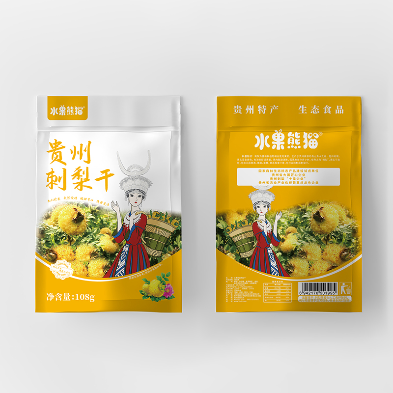 水果熊猫刺梨干108g*2袋