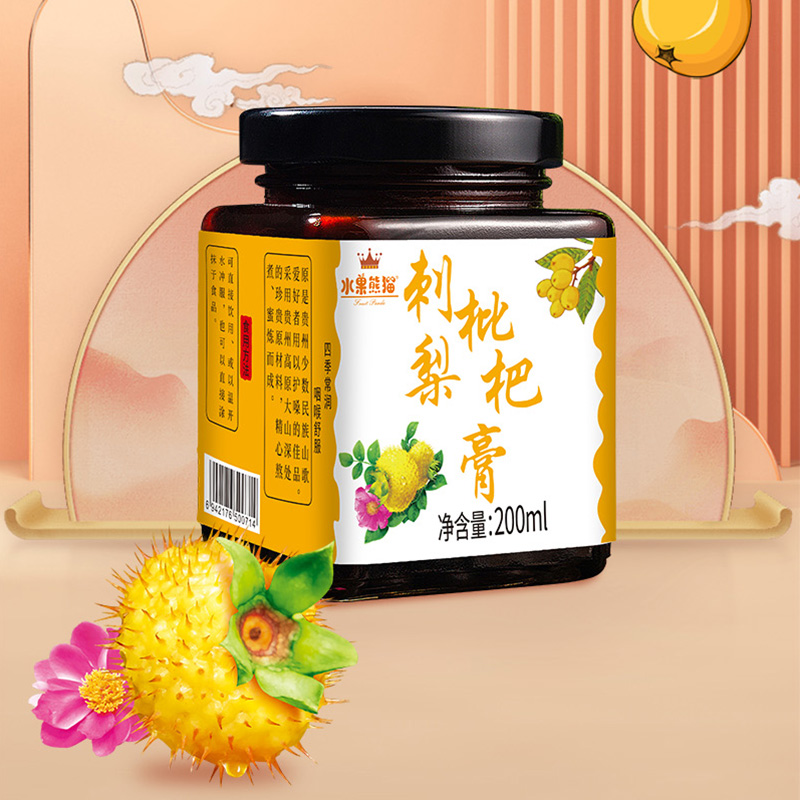 水果熊猫刺梨枇杷膏200ml/瓶