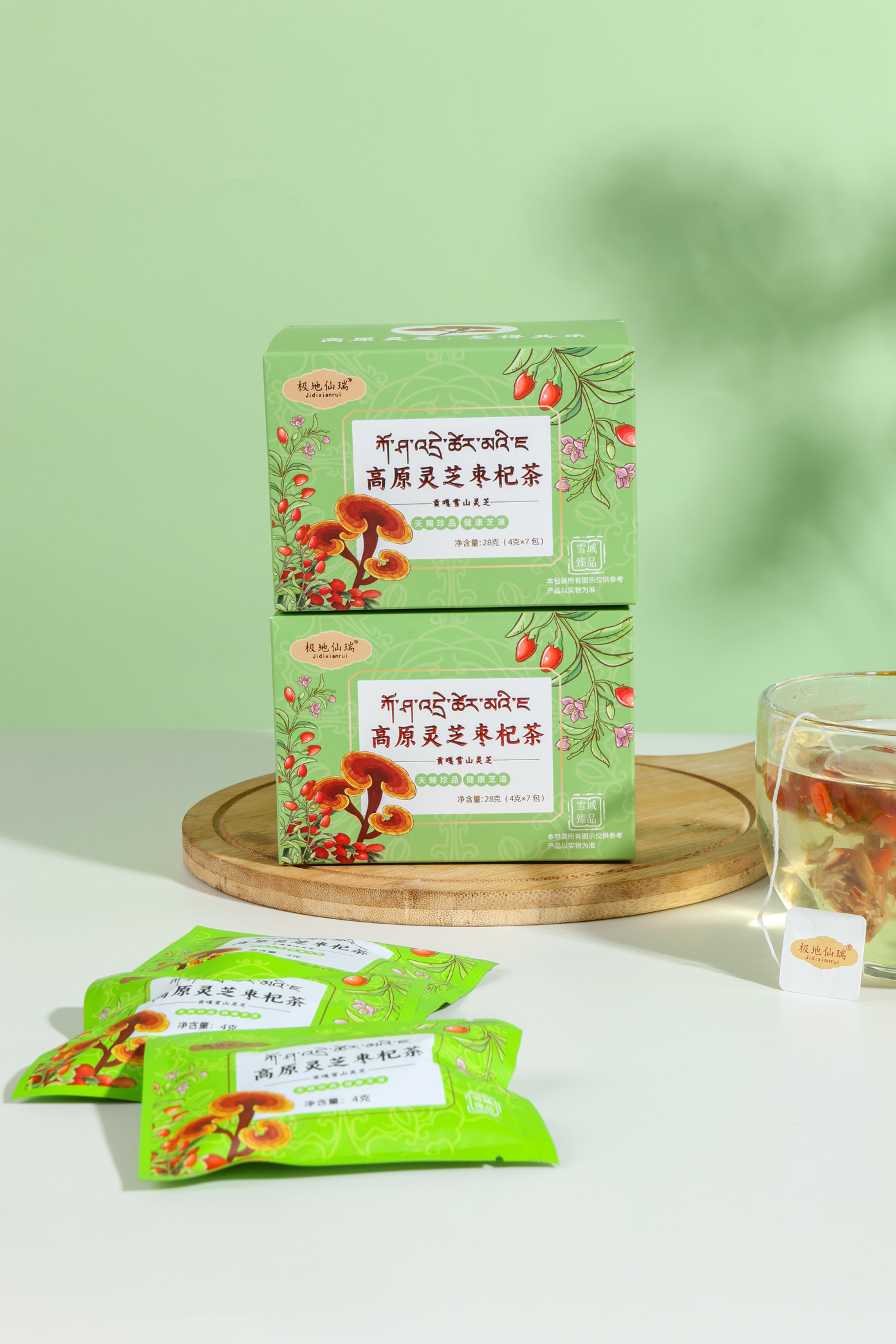 高原灵芝枣杞茶 28g/盒（4g/袋*7袋）